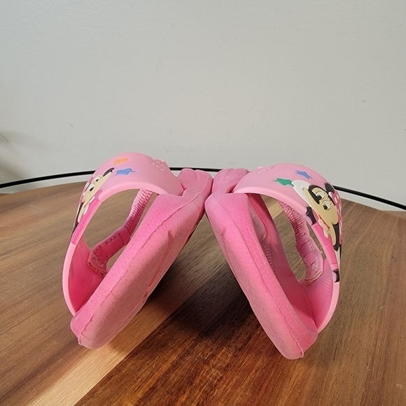Disney Minnie Mouse Pink Slides Sandals Size 5 / 6 - Picture 10 of 15
